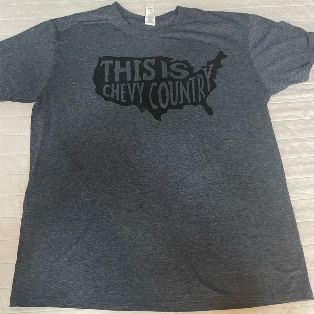 Chevrolet This is Chevy Country Heathered Blue T-Shirt XL